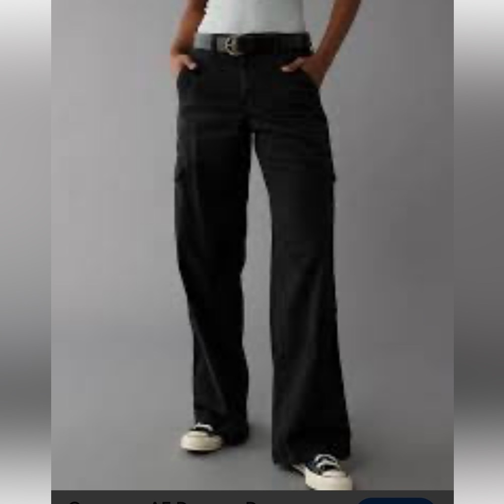 AE Dreamy Drape Cargo trouser pants in Size 2 shorts length set - Picture 2 of 4